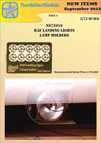 RAF landinglight-lamp holders  NS48024