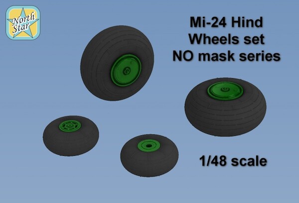 Mil M24 Hind Wheel set  NS48054a