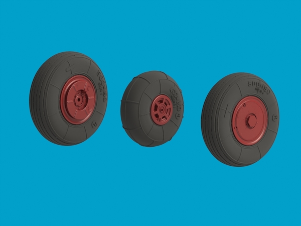 Yakovlev Yak50/52 Wheel set (Light Srs)  NS48071b