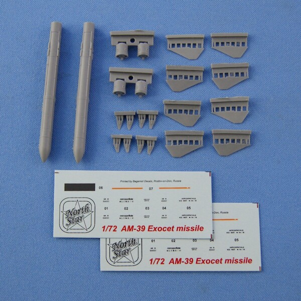 Set of two AM39 Exocet Anti-ship Missiles NS72054