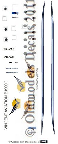 Beech 1900C (Vincent Aviation) for Sasquatch kit  OMD-b1900-14401