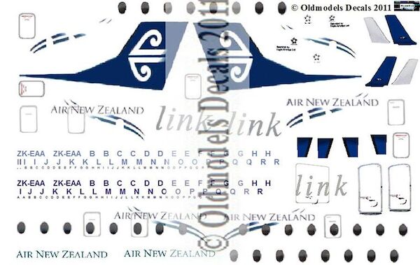 Beech 1900D (Air New Zealand) for Sasquatch kit  OMD-b1900-14402