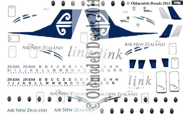 Beech 1900D (Air New Zealand) for Sasquatch kit OMD-b1900-14402