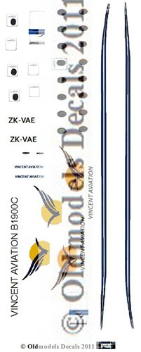 Beech 1900C (Vincent Aviation) for RVHP kit OMD-b1900-7201