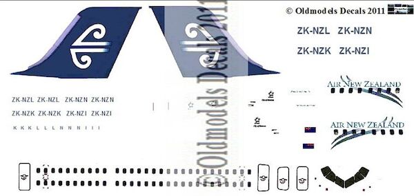 BAe146-300 (Air New Zealand) Welsh kit or converted Revell OMD-Bae146-14401