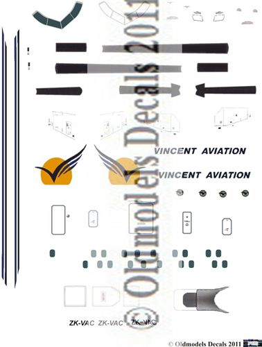 De Havilland DHC8-100 (Vincent Aviation) for Sasquatch and Welsh Model OMD-dhc8-14402