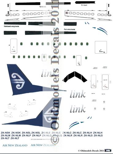 Saab 340A (Air New Zealand)  OMD-SF340-7201