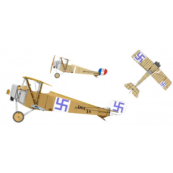 Nieuport NiX Two seat (Finnish and French Markings) 48013