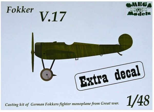 Fokker V17 with decal for streaked linen covering  48039
