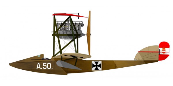 Hansa Brandenburg W.18 A.50 with Hiero 200hp engine 48042