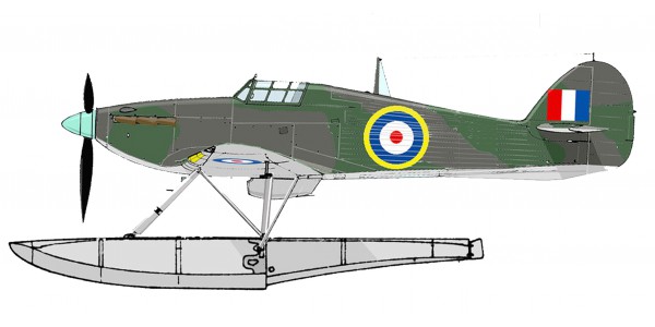Hawker Hurricane MKII Floats  72172