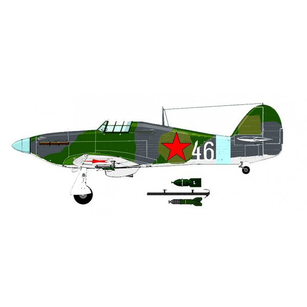 Hawker Hurricane MKIIB/C USSR Armament 72201