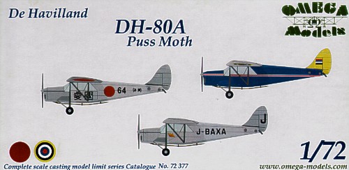 De Havilland DH80A Puss Moth (Japan) NEW STOCK AT LOWER PRICE  72377