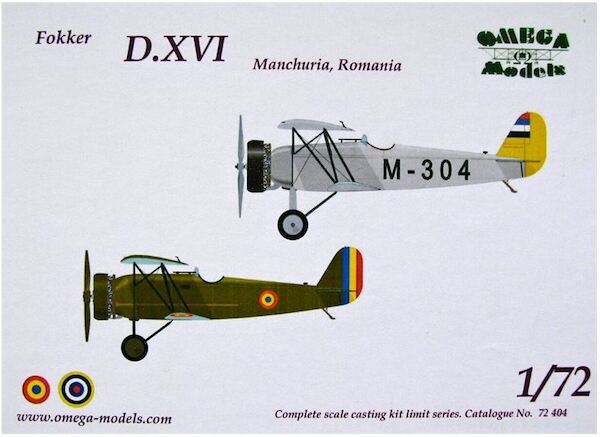 Fokker DXVI (Manchuria, Romania) 72404