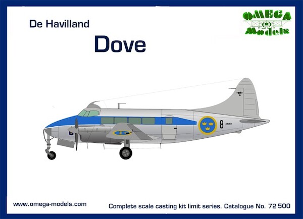 De Havilland Dove (Swedish AF) 72500