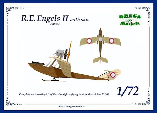 E.R. Engels II with skis and le Rhone engine 72561
