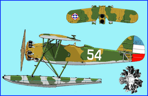 Rogozarski P.V.T. H on floats 72062