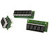 7 seg. digits assembled (5 digits) in the PCB with sockets. Colour: white 2TD5