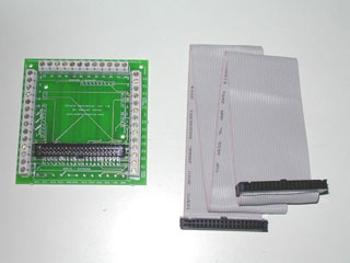 Outputs connection board. 3T4