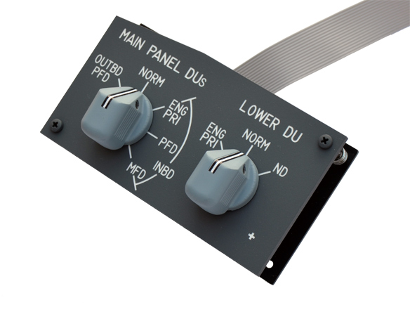 B737 DU-Left Panel, IDC version (Backlite power: 2,4 to 2,9 volts) 5T11