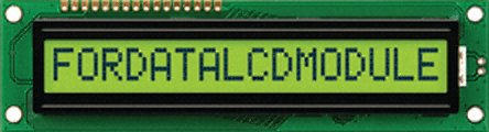 LCD display Alphanumeric. 6TLCD16