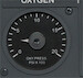 B737 Oxygen pressure gauge. 