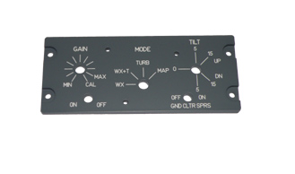 A320 Radar panel P320B08