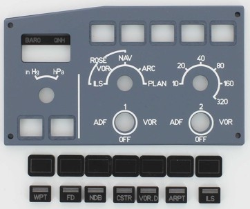 A320 EFIS panel Captain side. P320B13
