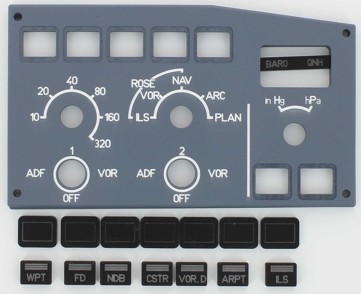 A320 EFIS panel FO's side.  P320B14
