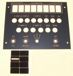 B737 Audio control panel P738B18