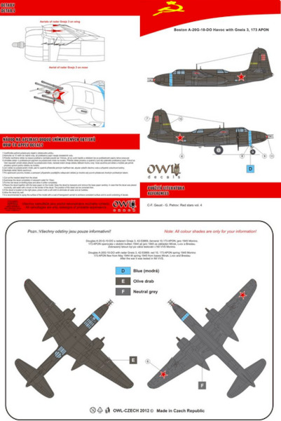 A20G Boston with Gneis 3 (173 APON Soviet AF)  OWLD48008US