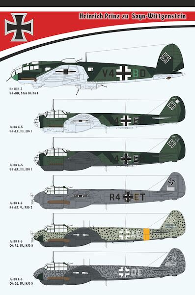 Heinrich Prinz zu Sayn Wittgenstein Anniversary (Ju88, He111)  OWLD48015