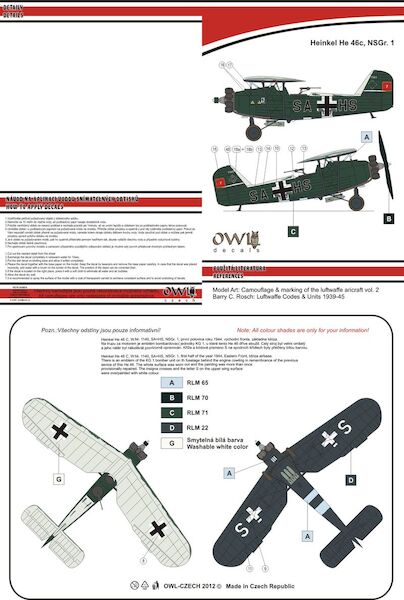 Heinkel He46 (NSGr1)  OWLD48016US