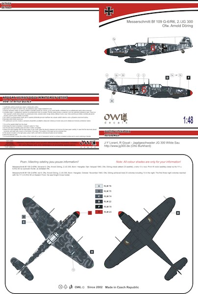 Messerschmitt BF109G-6/R6 (2./JG300 Dring)  OWLDS48009