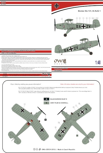 Bucker Bu131 III./NJG1) OWLDS48014