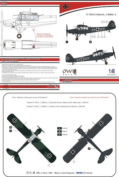 Fieseler Fi156C-3 Storch (1./NSGr2)  OWLDS48019