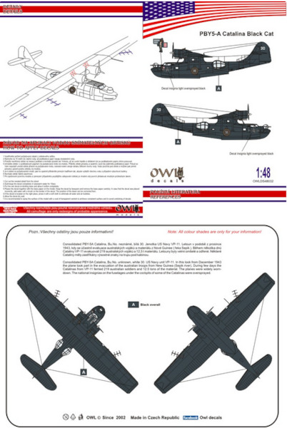 PBY5A Catalina Black Cat OWLDS48032
