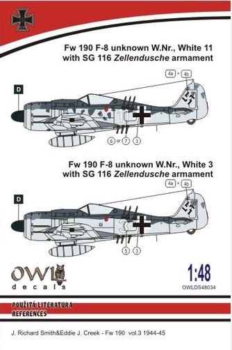 Focke Wulf FW190F-8 "With SG116 Armament" OWLDS48034