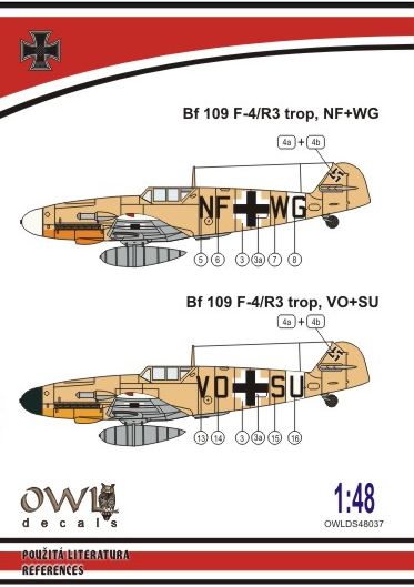Messerschmitt BF109F-4/R3 trop  OWLDS48037