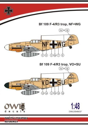 Messerschmitt BF109F-4/R3 trop OWLDS48037