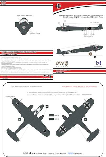 Dornier Do215B-5 Kraus III (St Truiden) OWLDS48095