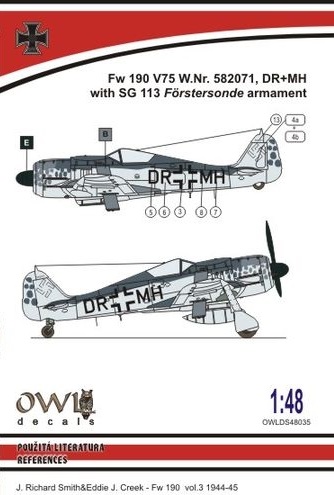 Focke Wulf FW190F-8's with SG113 Förstersonde armament OWLDS72035