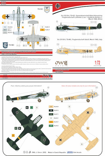 Dornier Do215B-4/B-9 (Italy, Africa)  OWLDS72096