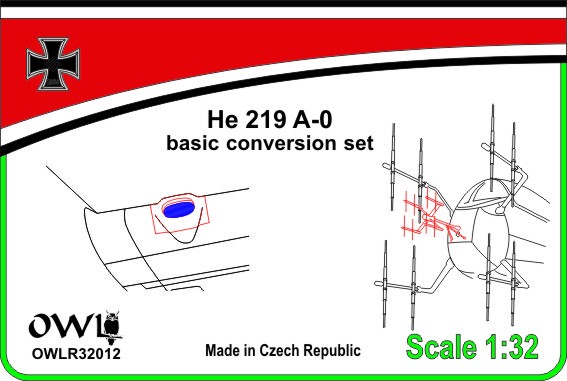 Heinkel He219A-0 Basic conversion set FuG212)  OWLR32012