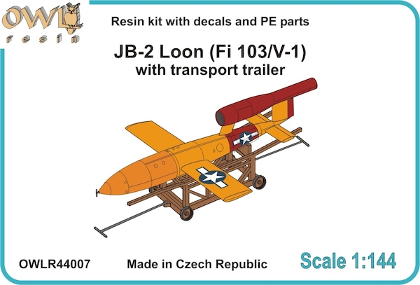 JB-2 Loon (Fi103/V1) with transport trailer  OWLR44007