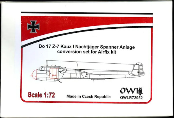 Dornier Do17Z-7 Nachtjäger with Spanner anlage Conversion (Airfix) OWLR72052