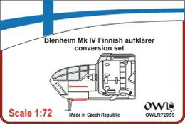 Bristol Blenheim MKIV Finnish Aufklärer Conversion set (Airfix) OWLR72055