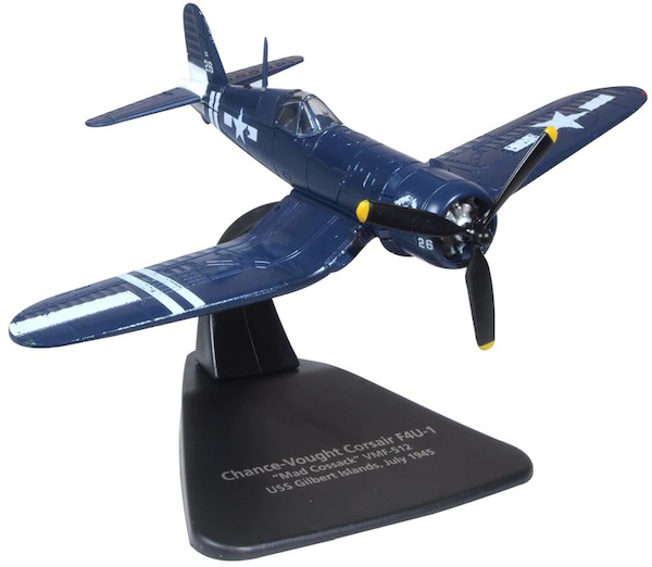 Vought F4U-1D Corsair USMC VMF-512 USS Gilbert Islands 1945  AC104