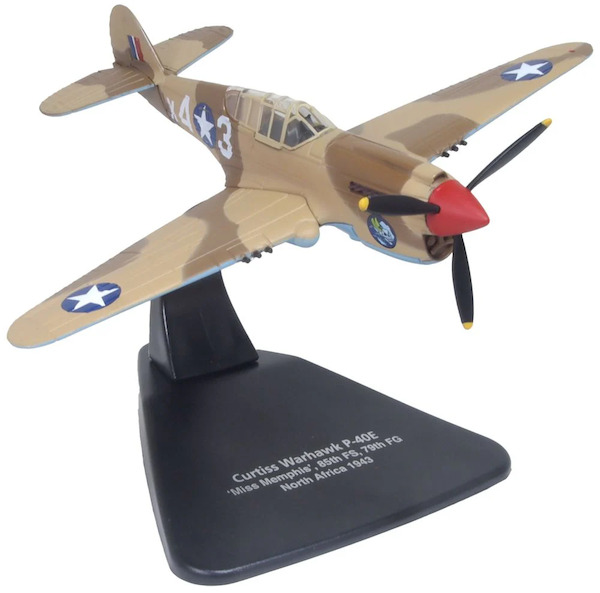 Curtiss P40F Warhawk X43, Miss Memphis N.Africa 1943  AC127