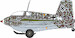 Messerschmitt ME163B Komet Luftwaffe JG 400, White 14, Brandis, Germany, 1945 AC073